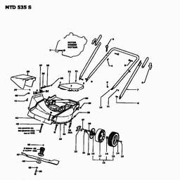 MTD 535 S spare parts