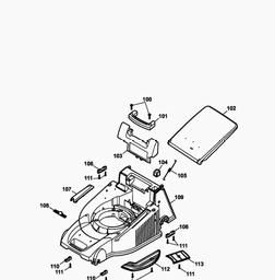 Wolf-Garten Esprit 46 E spare parts