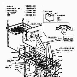 MTD PINTO spare parts