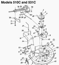 LAWNFLITE (1990) 130-510C611/504 spare parts
