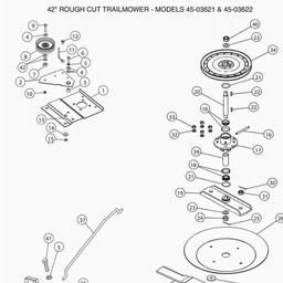 AGRIFAB 45-03621 (Trailed Mower) spare parts
