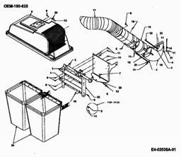MTD 625 - for 600 Autodrive series Revolution spare parts