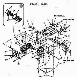 MTD E 640 F spare parts
