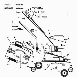 MTD FF 317 spare parts