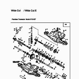 CUB CADET WIDE CUT spare parts