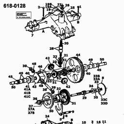 MTD 13/102 spare parts
