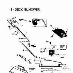 MTD OPTI 3812 spare parts