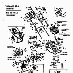 Yard-Man YM 6018 SPS spare parts