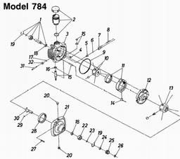 LAWNFLITE (1988/1989) 139-784-611 spare parts