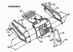 MTD mini RIDER 60 E spare parts