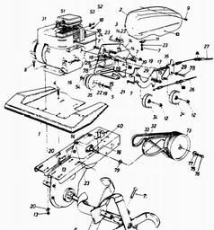 LAWNFLITE (1993) 24-685/689/243-685/689-611 POWER VAC spare parts