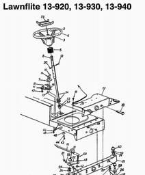 MTD (1996) 13-304P / 136C450D611 spare parts