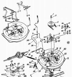 LAWNFLITE (1992) 132-669L611/549 spare parts