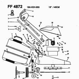 MTD FF 4872 spare parts