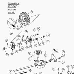 MOWMASTER (2001) 48SPM / 12A-V45V600 spare parts