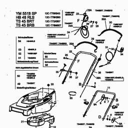 Yard-Man YM 5518 SP spare parts