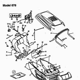 MTD B 155 spare parts