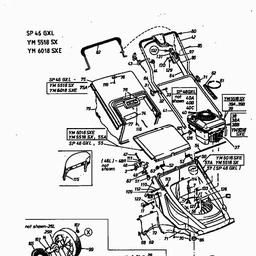 Yard-Man YM 6018 SXE spare parts
