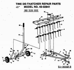 MTD 45-02941  (190-526-000) spare parts