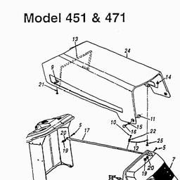 LAWNFLITE (1997) 19-096 38" Deck Multch Kit spare parts