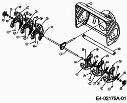 MTD E 740 F spare parts