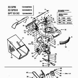 MTD 53 SPB spare parts
