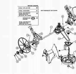 MTD SPK 53 HW spare parts