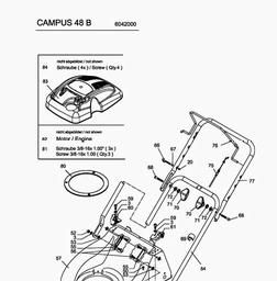 Wolf-Garten Campus 48 B spare parts