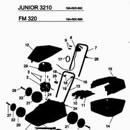 MTD JUNIOR 3210 spare parts