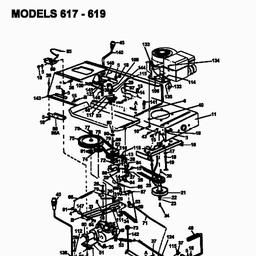 MTD SUPER 14-107 V spare parts