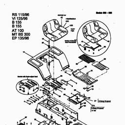 MTD B 135 spare parts