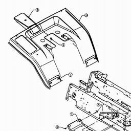 LAWNFLITE (1997) 19-096 38" Deck Multch Kit spare parts