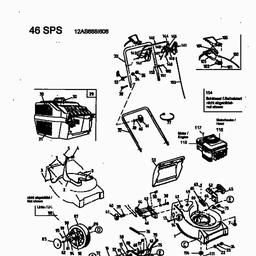 MTD 46 SPS spare parts