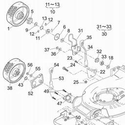 LawnFlite-Pro (2006) 553HWSP-HST spare parts