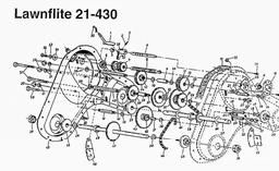 LAWNFLITE (1997) 21-390 / 216-390-678 TILLER spare parts