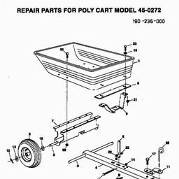 MTD 45-0272  (190-236-000) spare parts