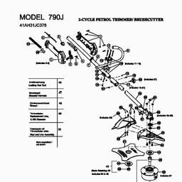 MTD 790 J spare parts