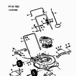 MTD FF 51 TSD spare parts