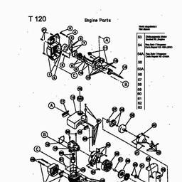 MTD T 120 spare parts