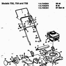 MTD M 46 spare parts