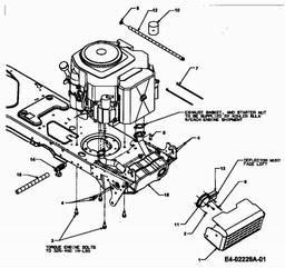 CUB CADET CC 1020 spare parts