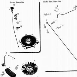 VICTA 480 (19") Alloy Deck Mower (2006) spare parts