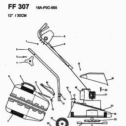 MTD FF 307 spare parts