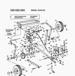 MTD 45-02152  (190-525-000) spare parts