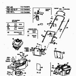 Yard-Man YM 4518 P spare parts