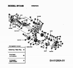 MTD BV 3100 spare parts