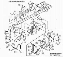 CUB CADET 2165 spare parts