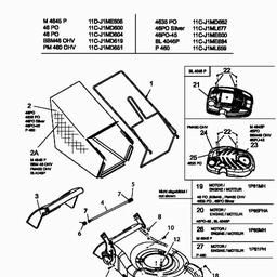 MTD 46 PO-45 spare parts