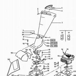 LAWNFLITE (2003) 350G / 24B-7332678 SHREDDER spare parts