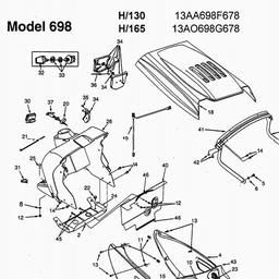 LAWNFLITE (2000) 806 / 13AO698G678 spare parts